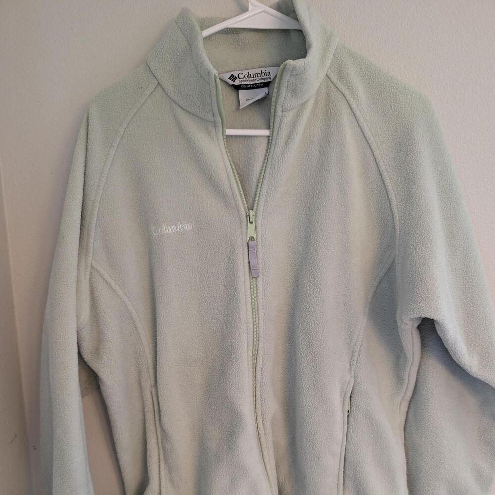 Columbia-sportswear Women's Green and Cream Jacket